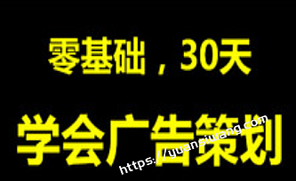 网易云-零基础,30天,学会广告策划