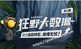博学谷-狂野大数据三期冲击年薪百万|完结无秘