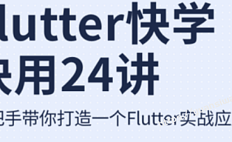 Flutter快学快用24讲