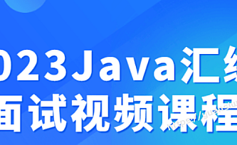 2023某马-Java汇编面试视频课程