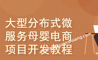 基于Spring Cloud Alibaba大型分布式微服务母婴电商项目开发实战教程